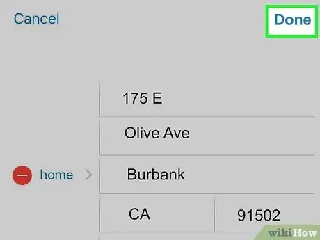 Image titled Change Home Address on iPhone Step 6