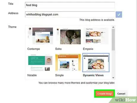 Image titled Create a Blogger Blog Step 7