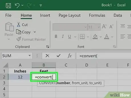 Image titled Convert Measurements Easily in Microsoft Excel Step 4