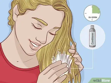 Image titled Wash Hair After Bleaching Step 10
