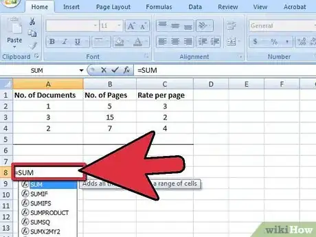 Image titled Use the Sum Function in Microsoft Excel Step 3