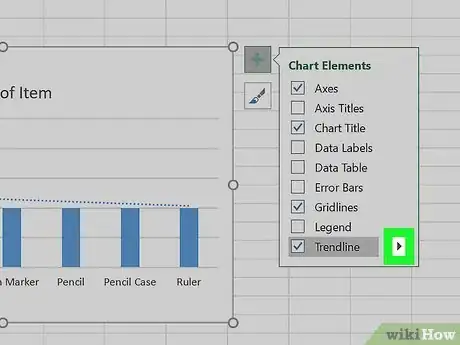 Image titled Add Two Trend Lines in Excel Step 4