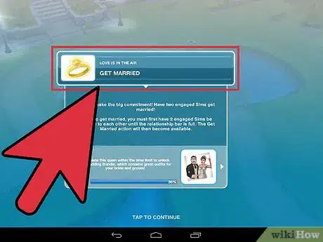 Image titled Get Married in the Sims Freeplay Step 13