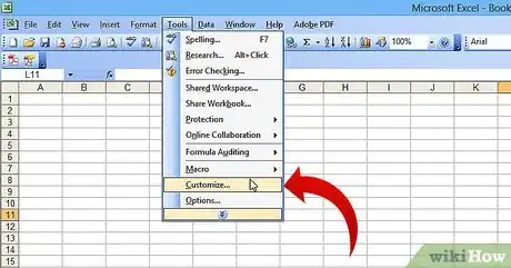 Image titled Create a Custom Macro Button in Excel Step 1