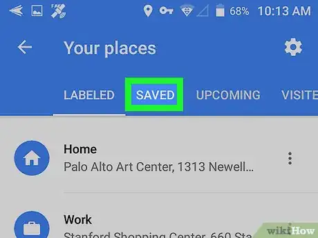 Image titled Remove Saved Places on Google Maps on Android Step 4