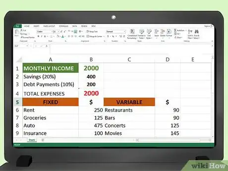 Image titled Create a Working Budget Step 1