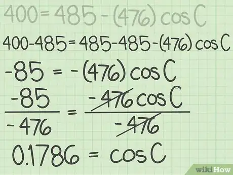 Image titled Use the Laws of Sines and Cosines Step 29