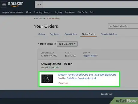 Image titled Cancel an Amazon Gift Card Delivery Step 4