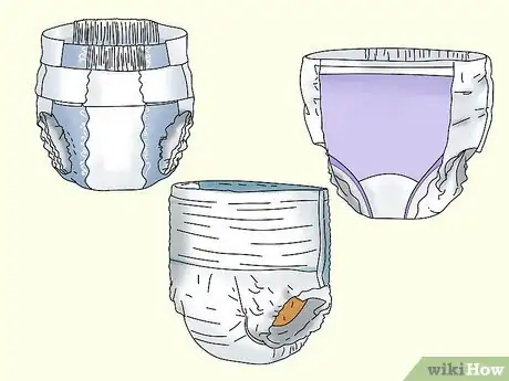 Image titled Differentiate Between Disposable Diapers, Potty Training Pants and Bedwetting Diapers Step 1