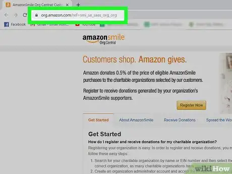 Image titled Sign Up for AmazonSmile Step 5