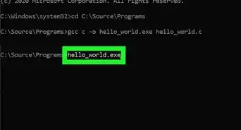 Run C Program in Command Prompt