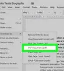 Convert a Microsoft Word Document to PDF Format