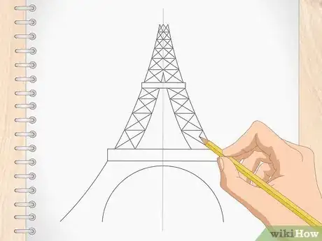 Image titled Draw the Eiffel Tower Step 16