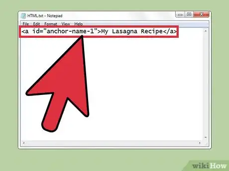 Image titled Link Within a Page Using HTML Step 3