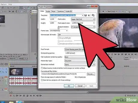 Image titled Render a Video in HD With Sony Vegas Step 3