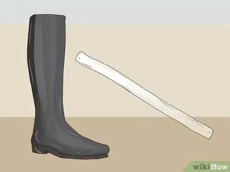 Image titled Keep Boots from Slouching at the Ankle Step 1