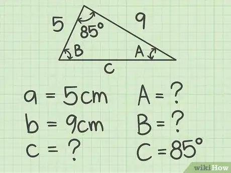 Image titled Use the Laws of Sines and Cosines Step 18