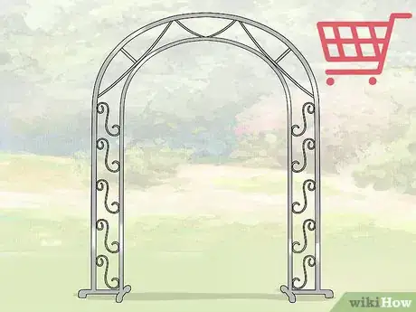 Image titled Decorate a Wedding Arch Step 1