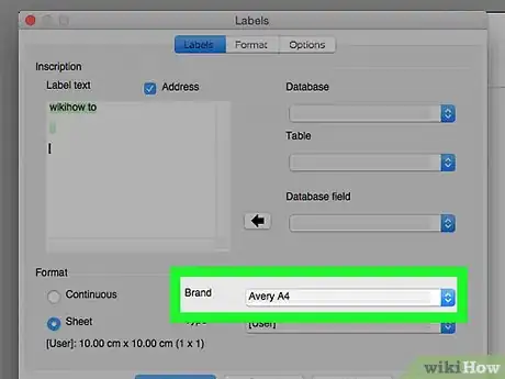 Image titled Print Address Labels Using OpenOffice Step 7