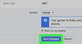 Change Gender on Facebook