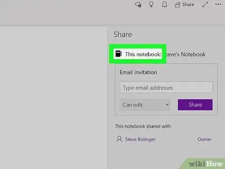 Image titled Share a OneNote Page Step 7