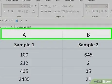 Image titled Add Up Columns in Excel Step 12