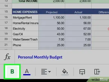 Image titled Edit Google Sheets on Mobile Step 8