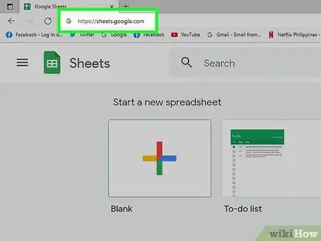 Image titled Create a Graph in Google Sheets Step 1