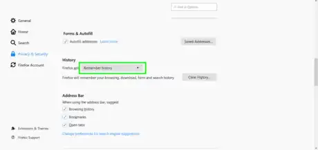 Image titled Firefox History Section Drop down menu.png