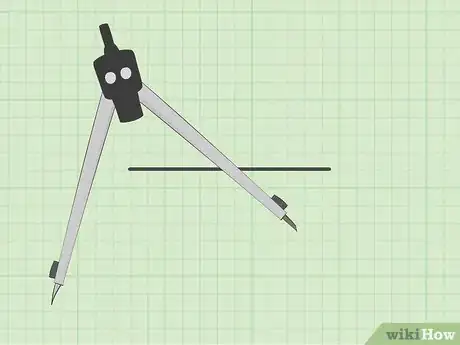 Image titled Bisect a Line With a Compass and Straightedge Step 2