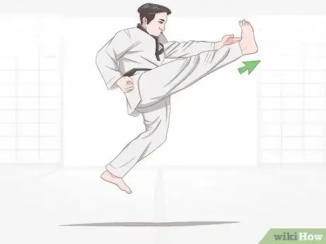 Image titled Execute Jump Kicks (Twio Chagi) in Taekwondo Step 34