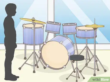 Image titled Teach a Child to Play the Drums Step 1