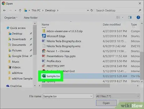 Image titled Open a TSV File on PC or Mac Step 11