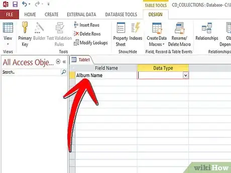 Image titled Keep Track of Your CD Collection Using Microsoft Access Step 8