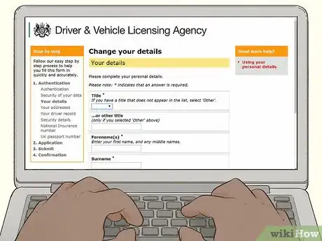 Image titled Change Your Address on a UK Driving License Step 2