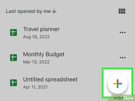 Image titled Make a Spreadsheet on iPhone Step 7