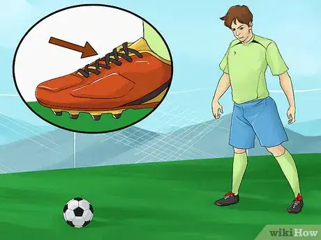 Image titled Knuckle a Soccer Ball Step 4