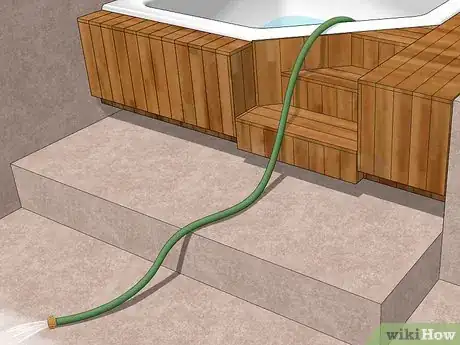 Image titled Drain a Hot Tub Easily Using a Drain Garden Hose Step 5