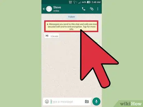 Image titled Chat Securely on WhatsApp Step 3