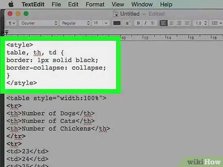 Image titled Create a Table in HTML Step 15
