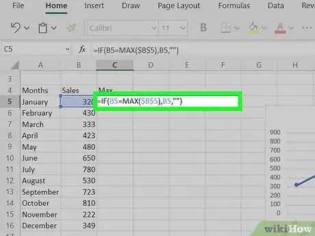 Image titled Show the Max Value in an Excel Graph Step 4