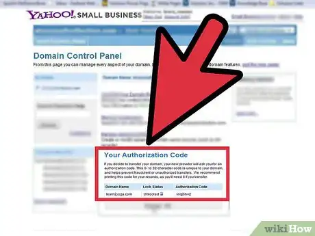 Image titled Transfer a Domain from Yahoo! Account Step 5