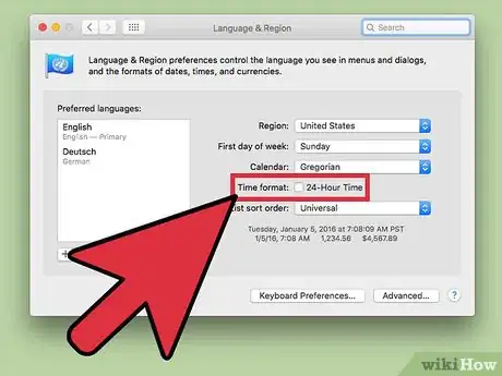 Image titled Change the Time Format on a Mac Step 4