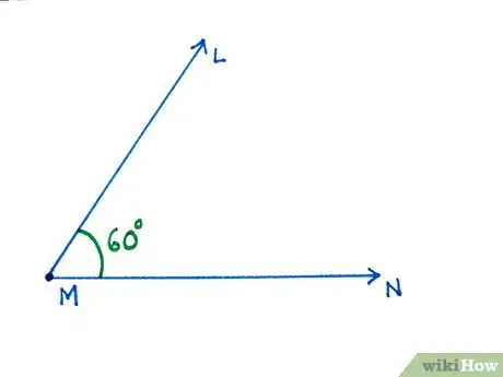 Image titled Construct a 60 Degrees Angle Using Compass and Ruler Step 6Bullet1