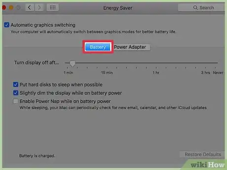 Image titled Stop a Mac's Screen From Dimming when Not Plugged in Step 4