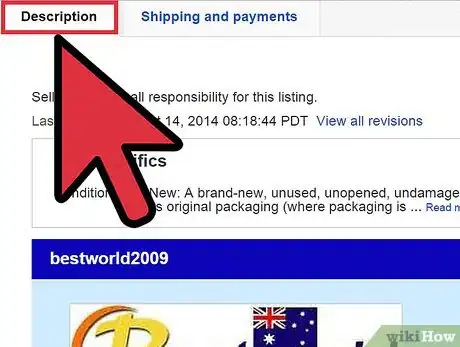 Image titled Identify Good Sellers and Authentic Items on eBay Step 3