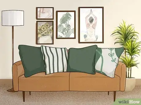 Image titled Mix and Match Pillows on a Sofa Step 2