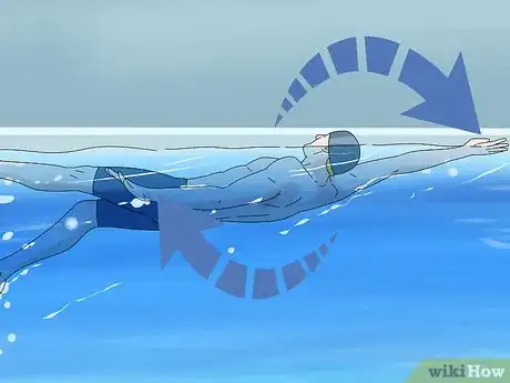 Image titled Swim Backstroke Perfectly Step 4