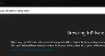 Browse Incognito Using Bing