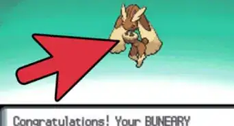 Evolve Buneary in Pokémon Diamond or Pearl